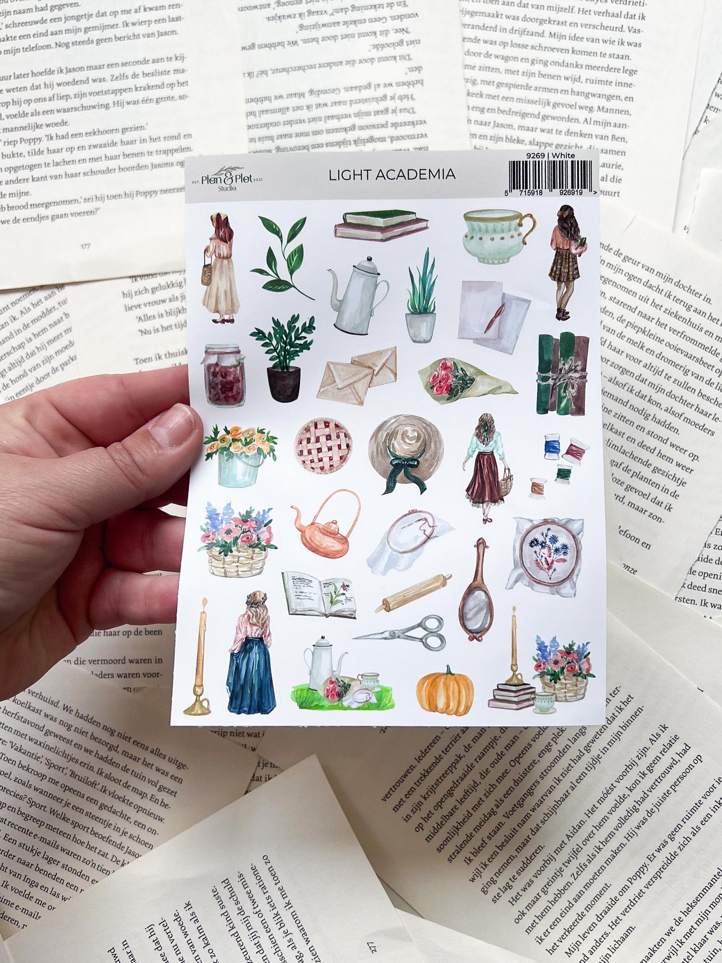 Stickervel - Light Academia
