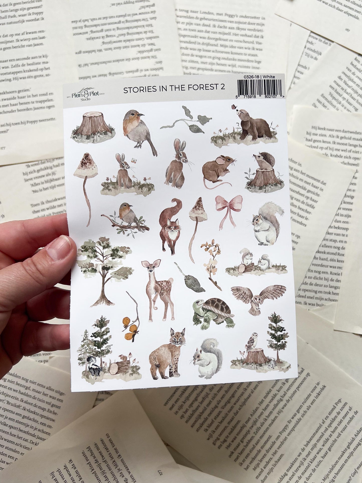 Stickervel - Bosleven