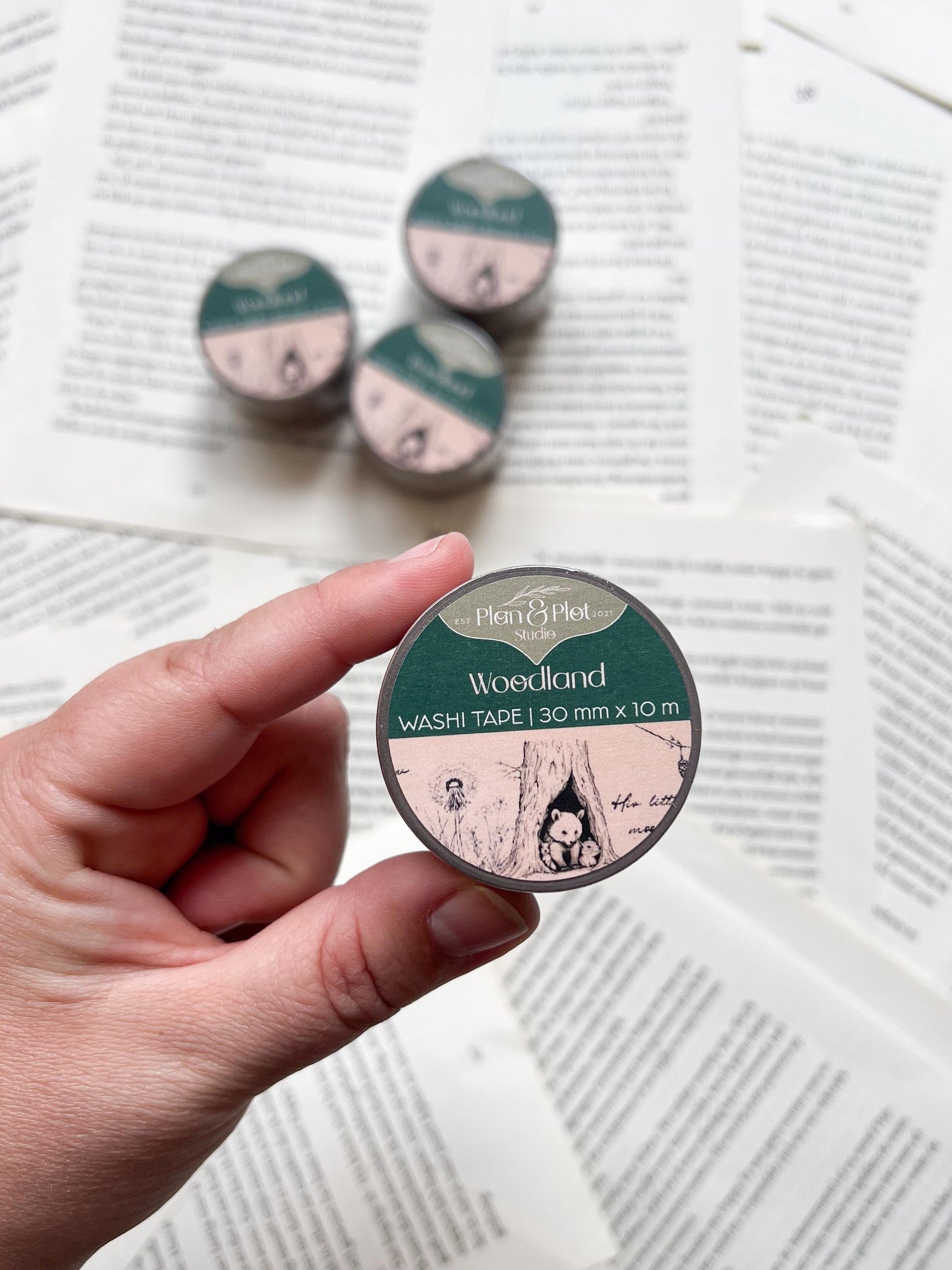 Washi Tape - Bos Leven - 3cm breed!