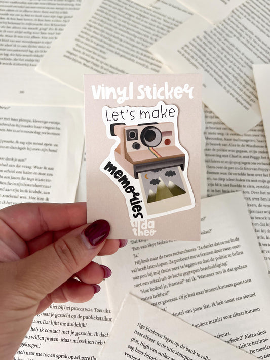 Sticker - Let's Make Memories