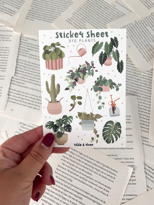 Stickervel - Plantenliefde