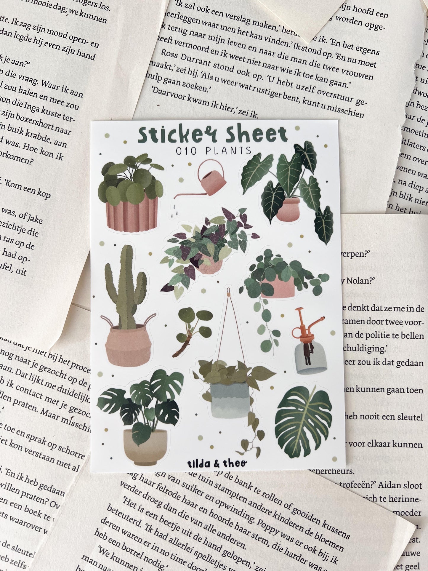 Stickervel - Plantenliefde