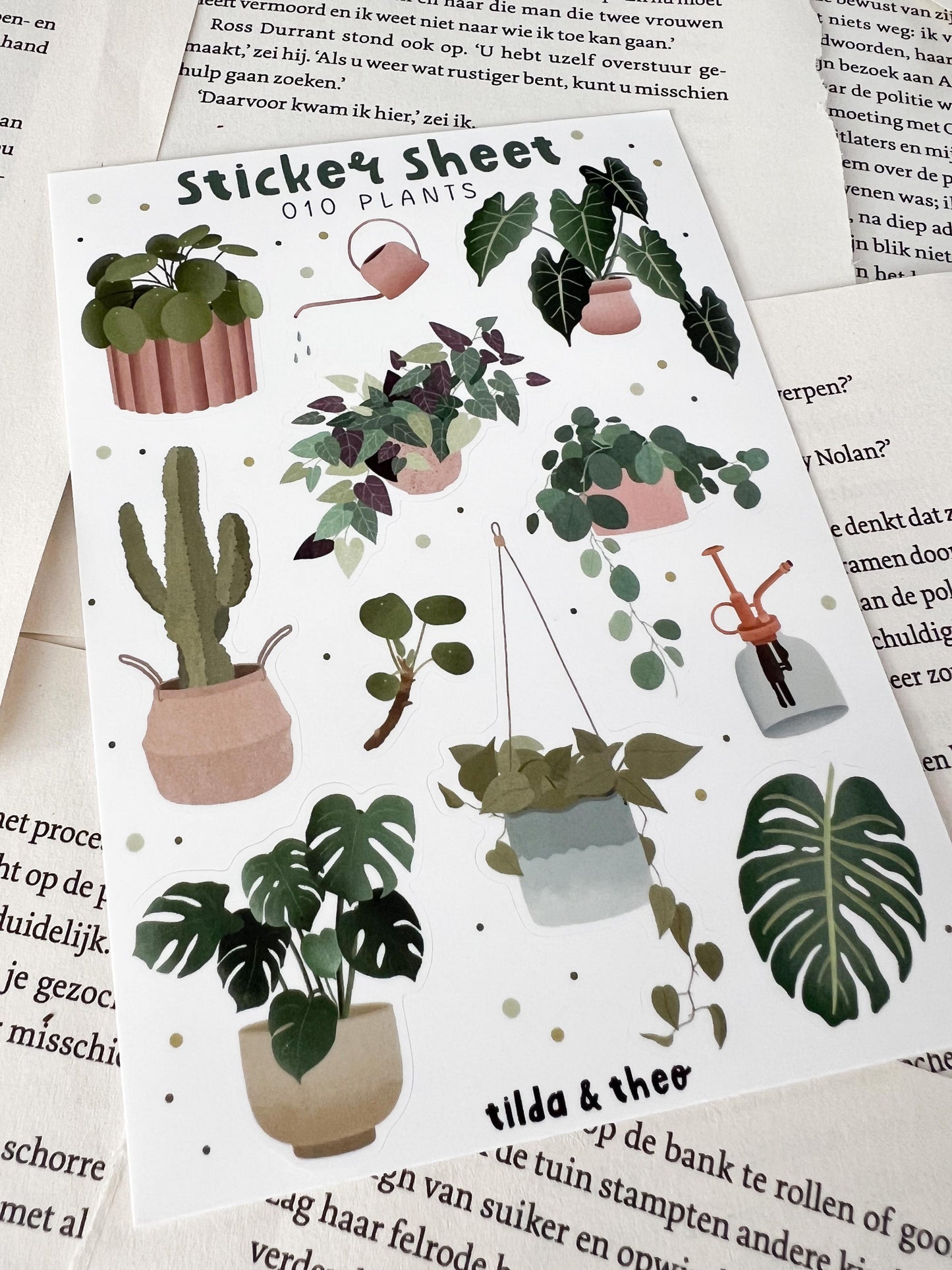 Stickervel - Plantenliefde