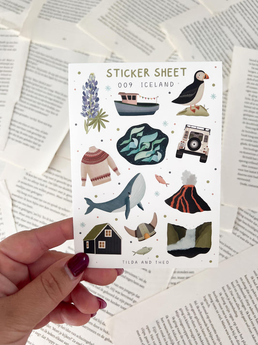 Stickervel - Ijsland