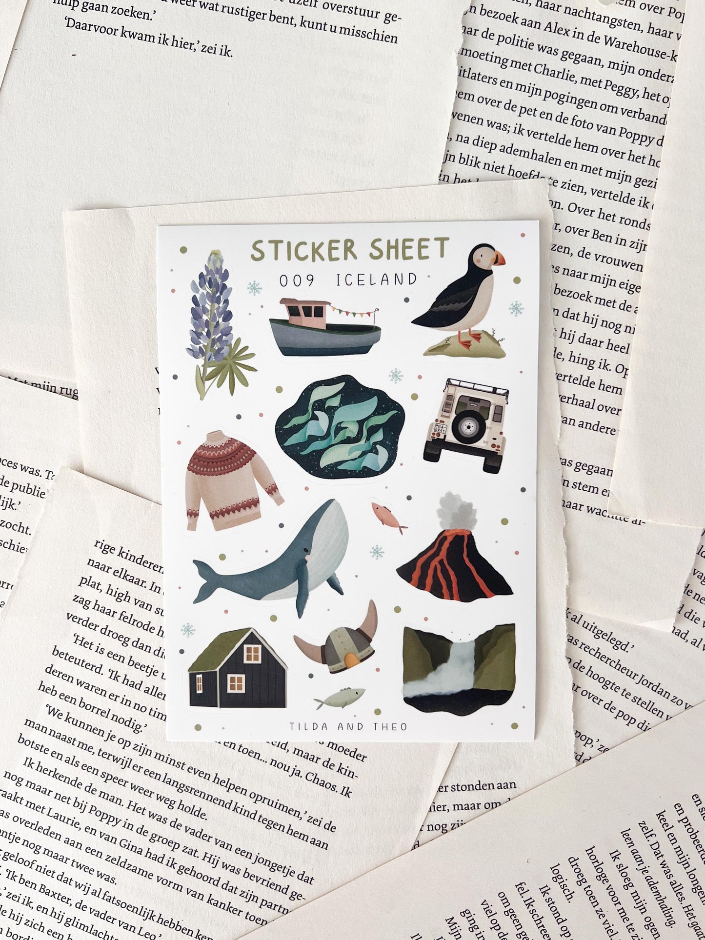 Stickervel - Ijsland