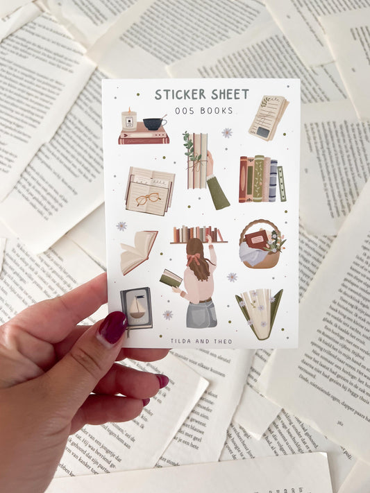 Stickervel - Booklover