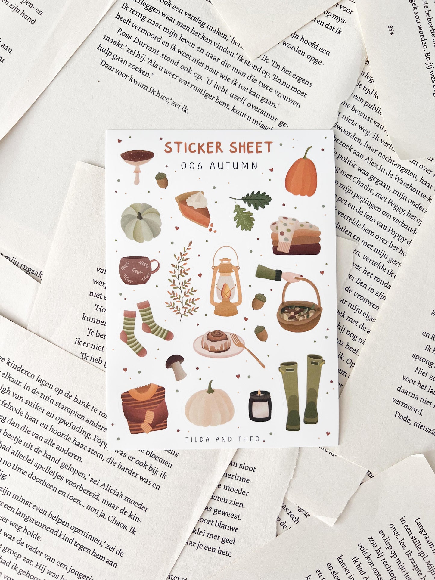 Stickervel - Herfst
