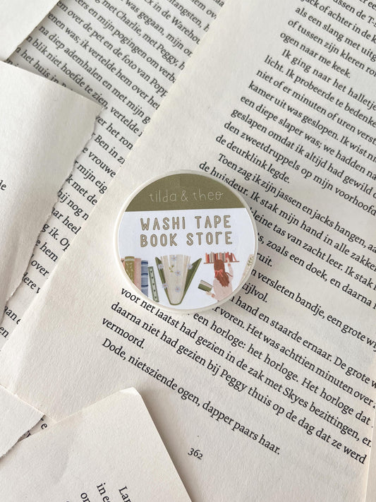 Washi tape - Book Store