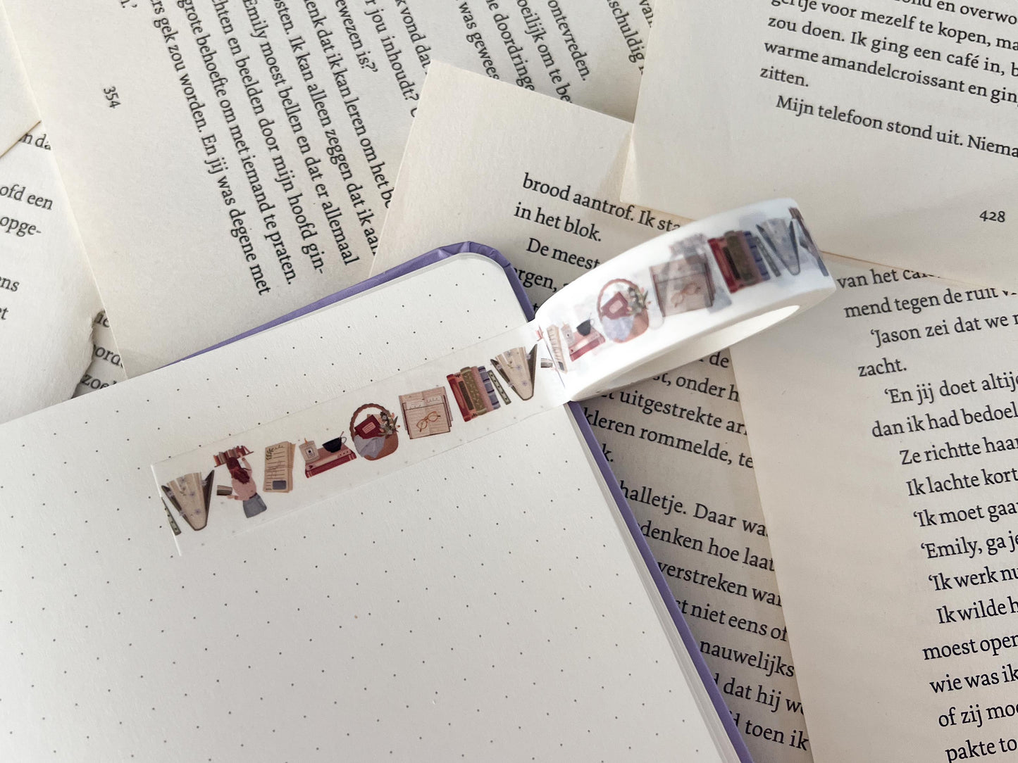 Washi tape - Book Store