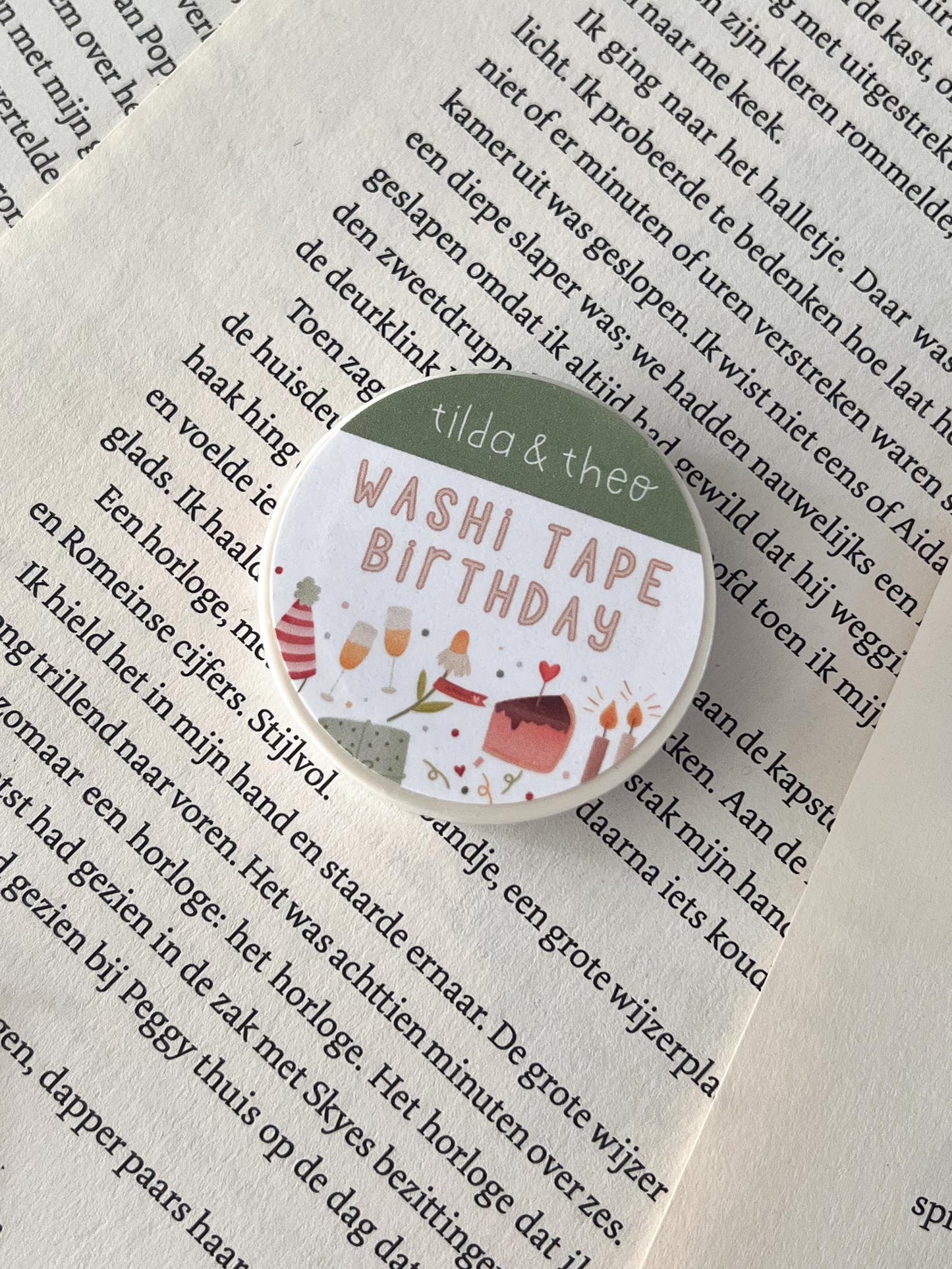 Washi Tape - Verjaardag