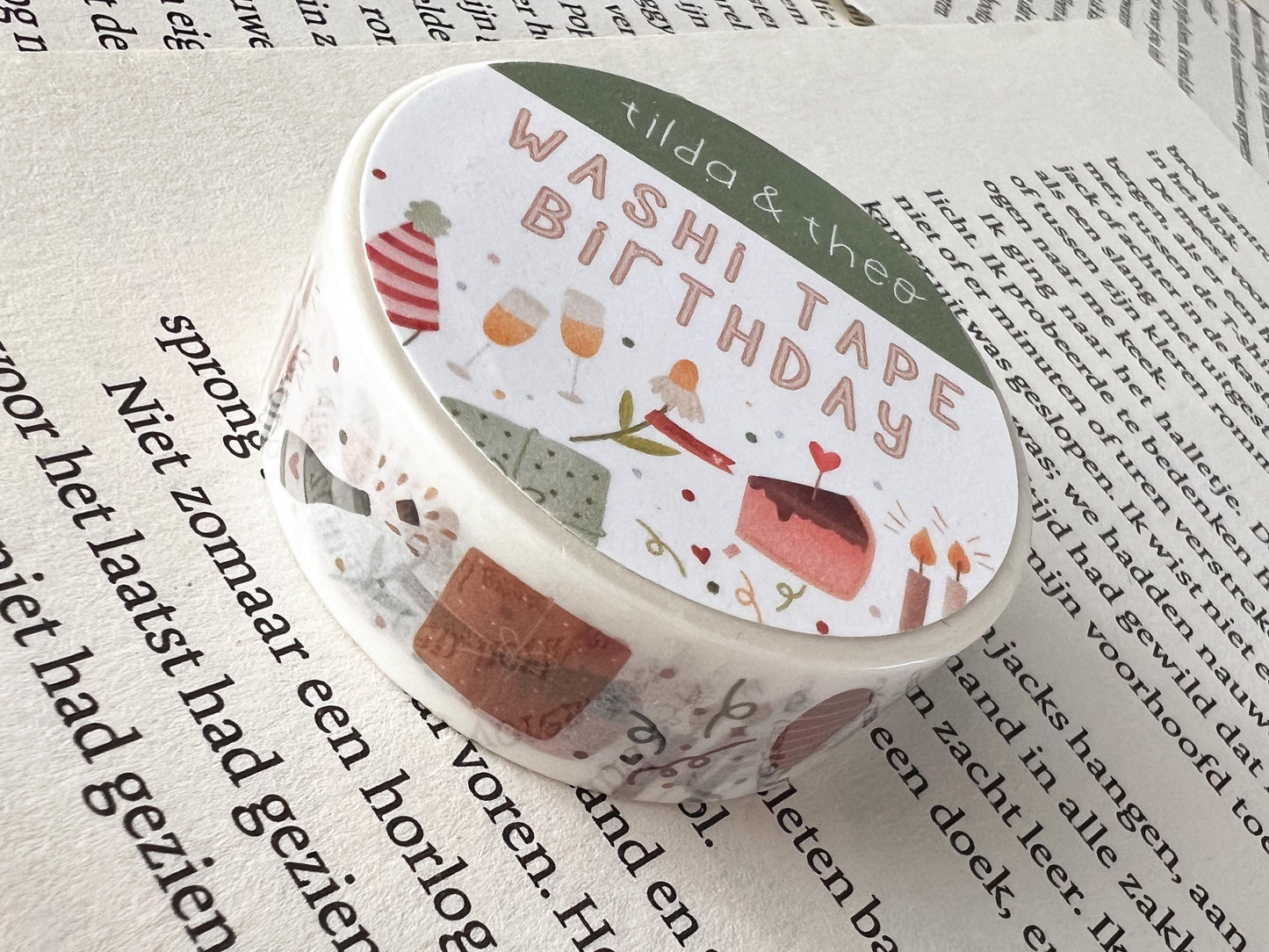 Washi Tape - Verjaardag
