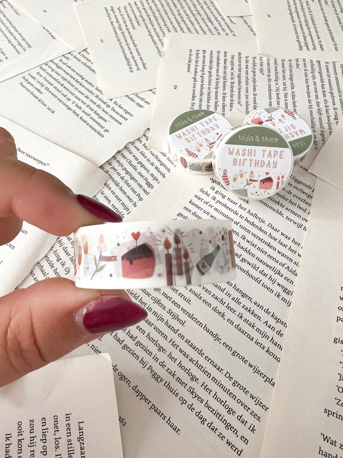 Washi Tape - Verjaardag