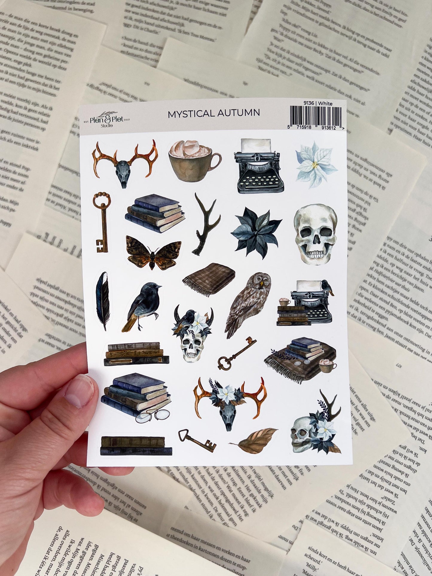Stickervel - Mystieke Herfst