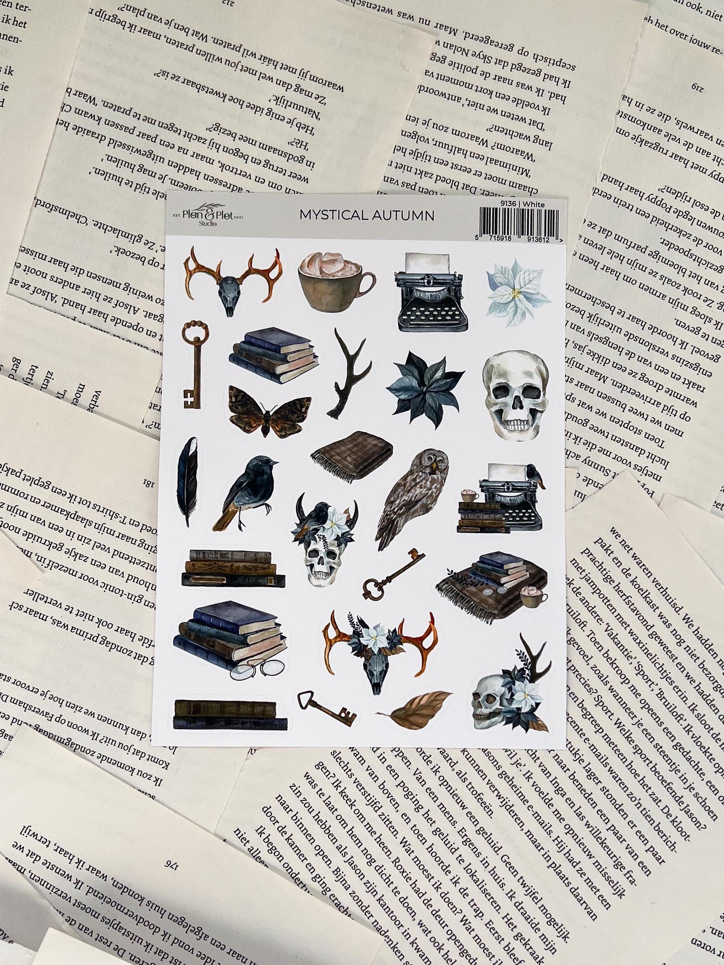 Stickervel - Mystieke Herfst