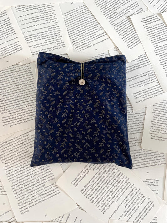 Booksleeve- Autumn Blue - Maat L