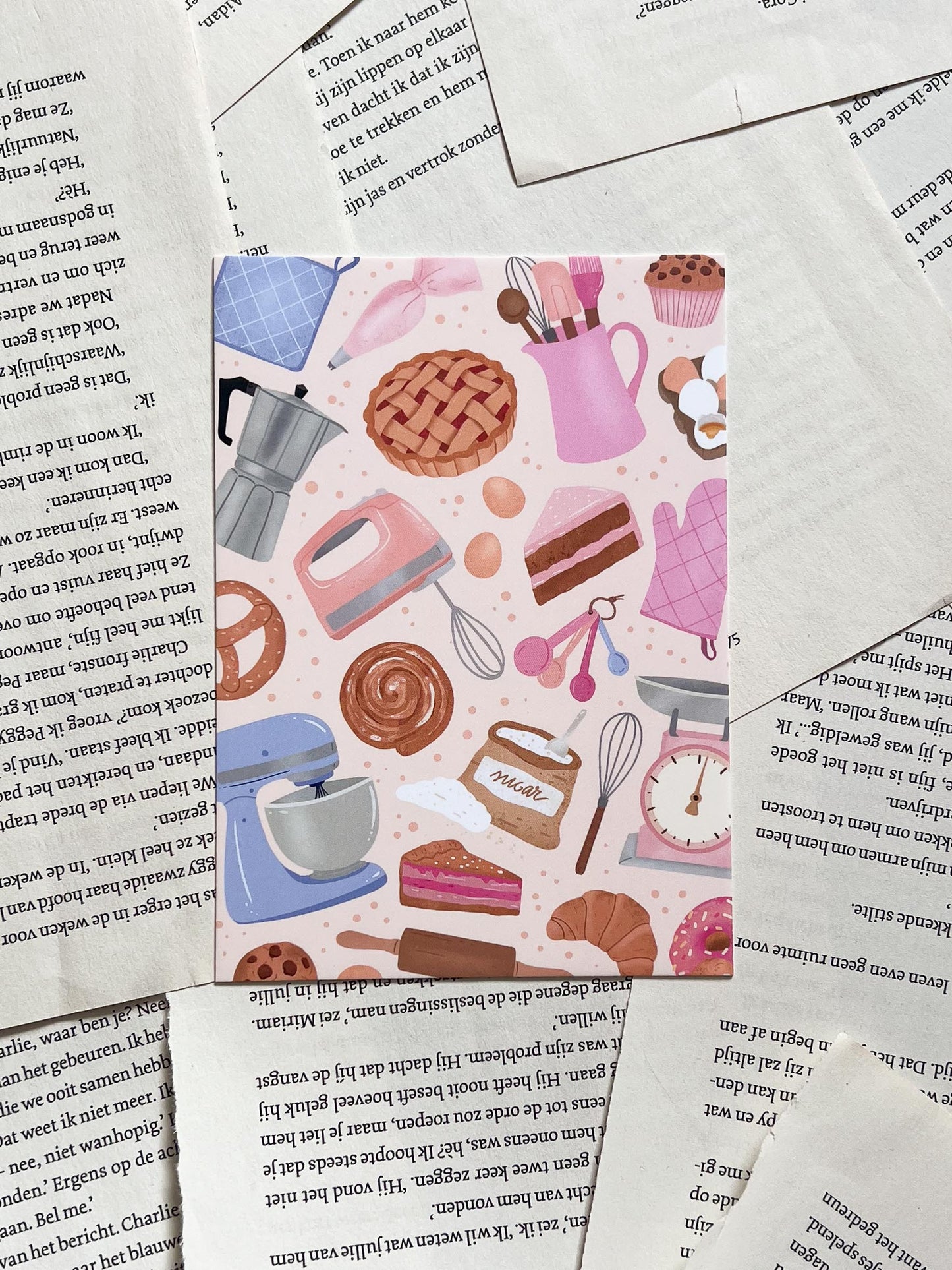 Ansichtkaart - Cute Baking
