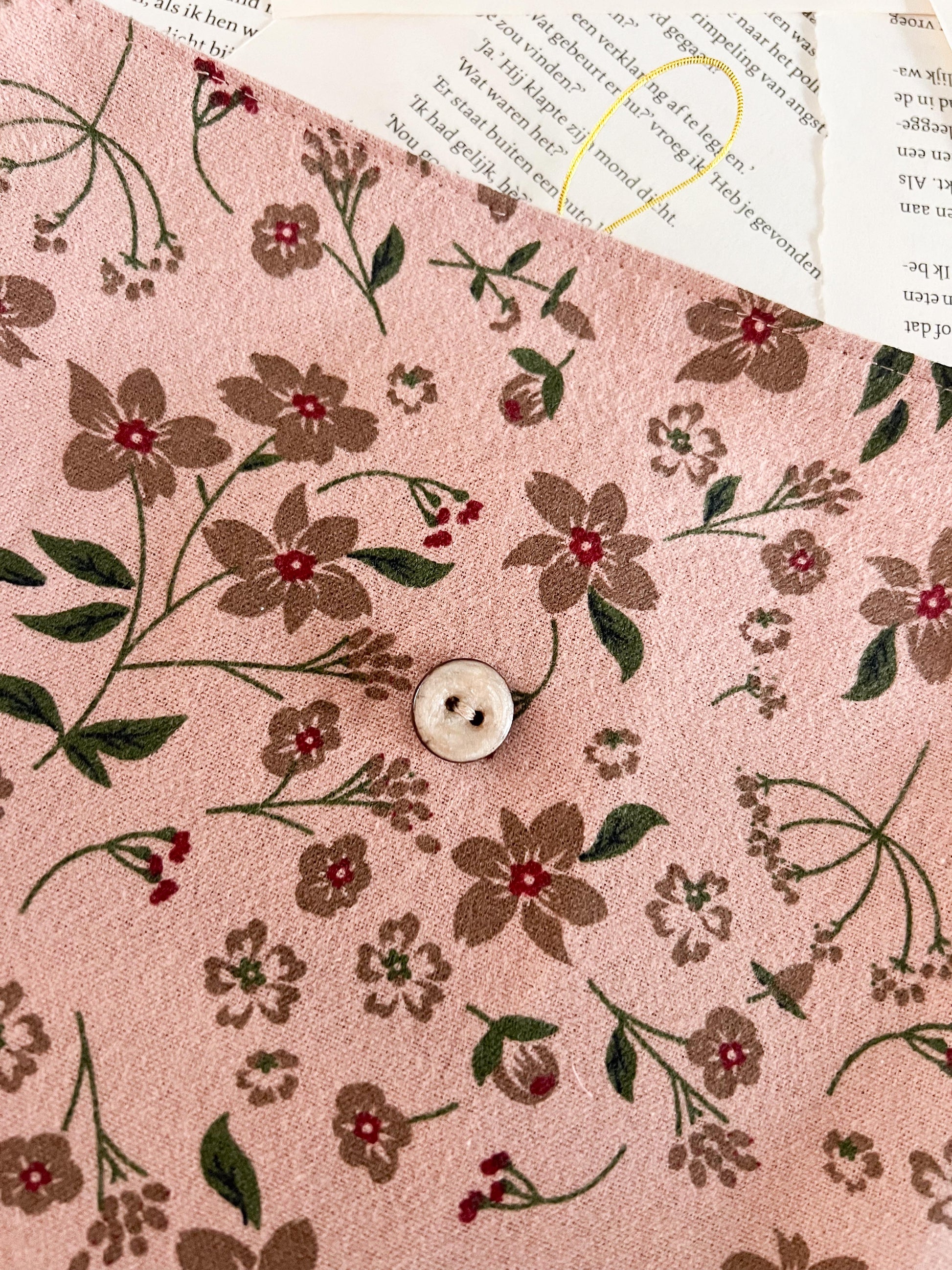 booksleeve Autumn Flower maat M, boekomslag