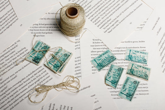 Vintage US Airmail Postzegels – Set van 5