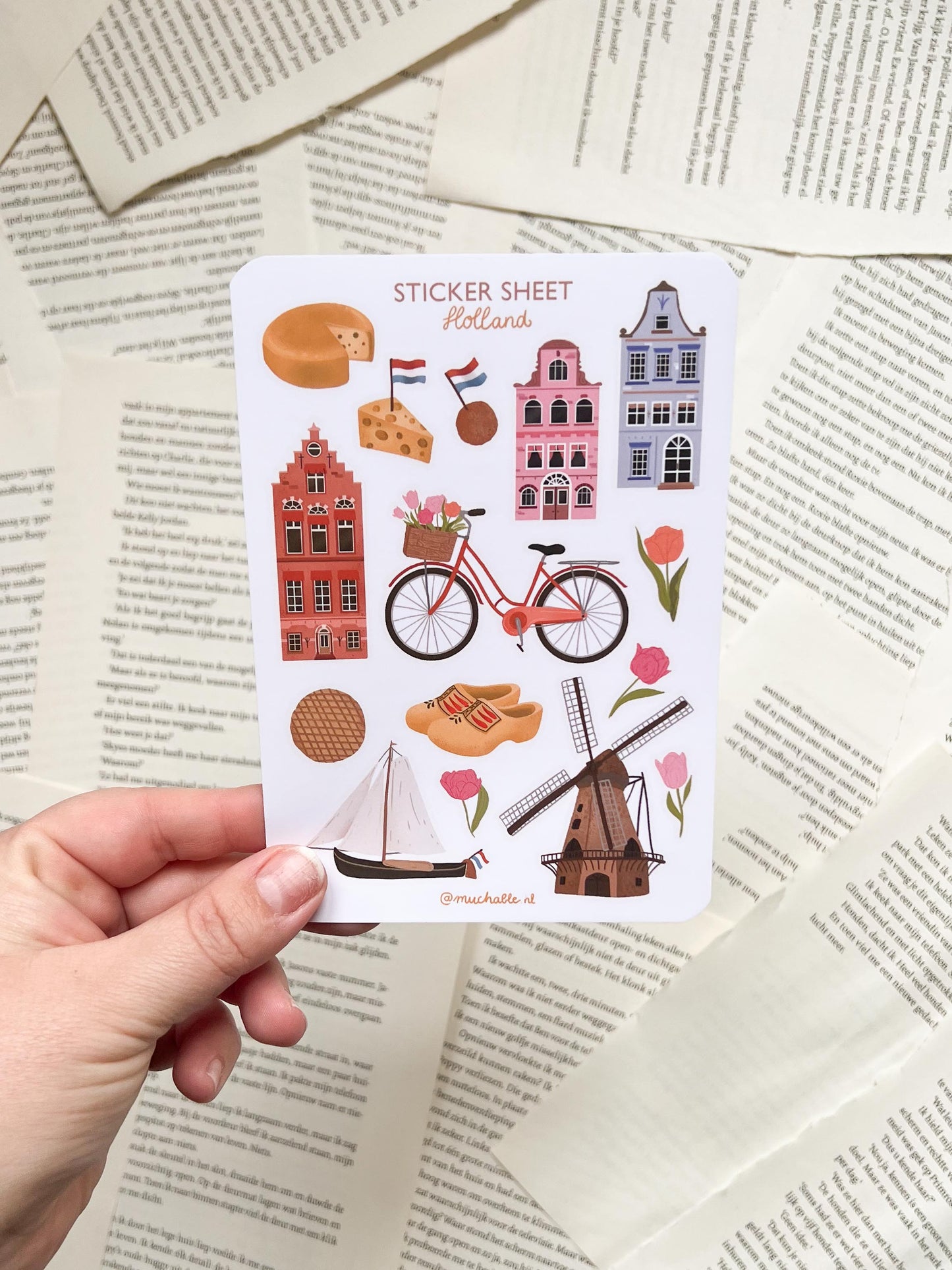 Stickervel Holland - Nederlandse stickers