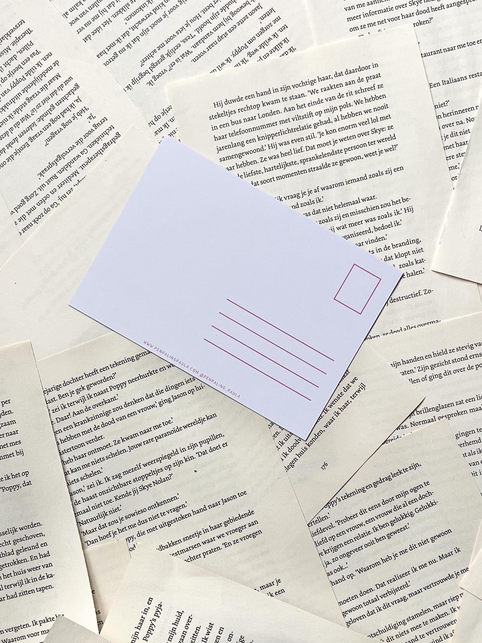 penpaling paula ansichtkaart