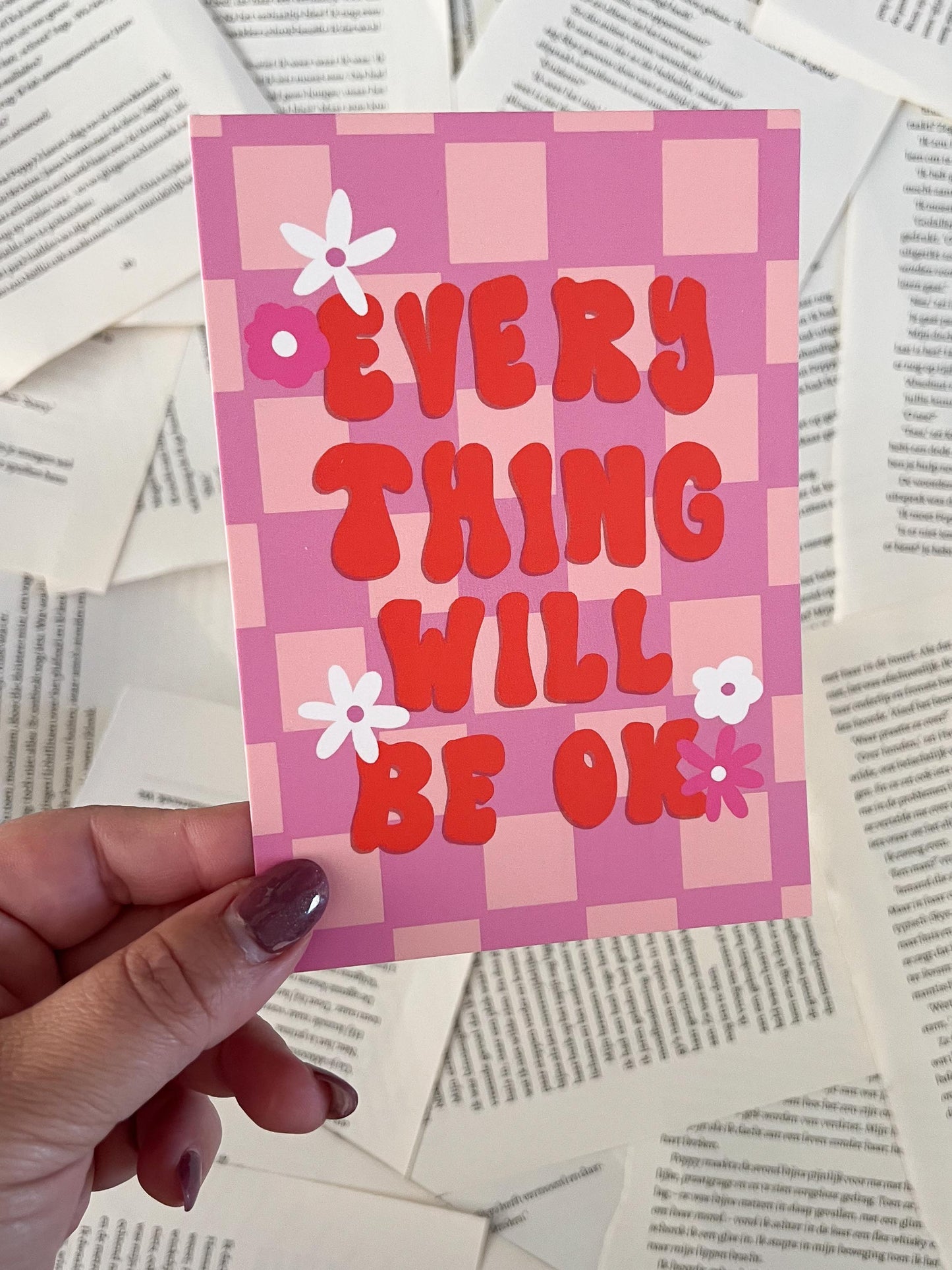 kaart met quote / pakkende tekst