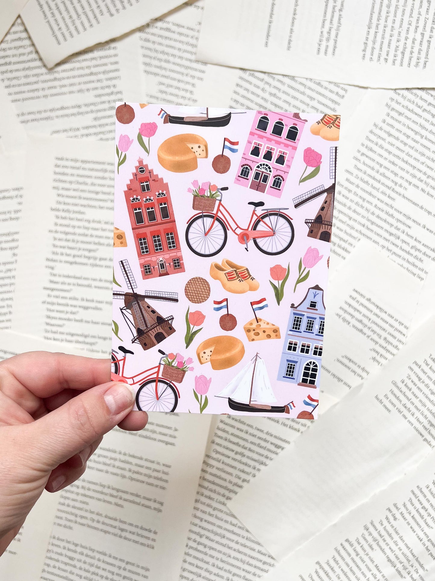 Ansichtkaart Holland - Nederlandse wenskaart voor postcrossing