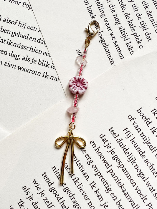 journalbedel met een schattig strikje, ook beschikbaar in DIY pakketje