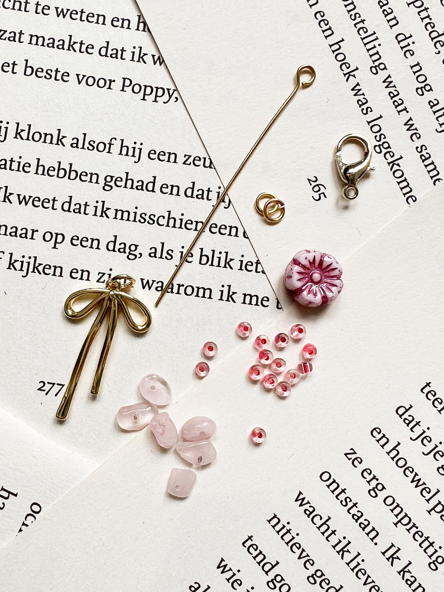 journalbedel met een schattig strikje, ook beschikbaar in DIY pakketje