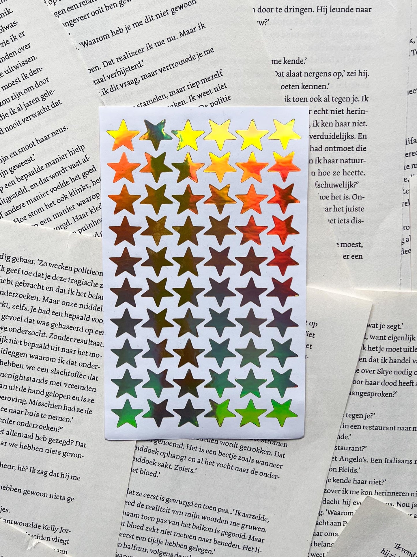 Stickers gouden sterretjes - bullet journal decoratie