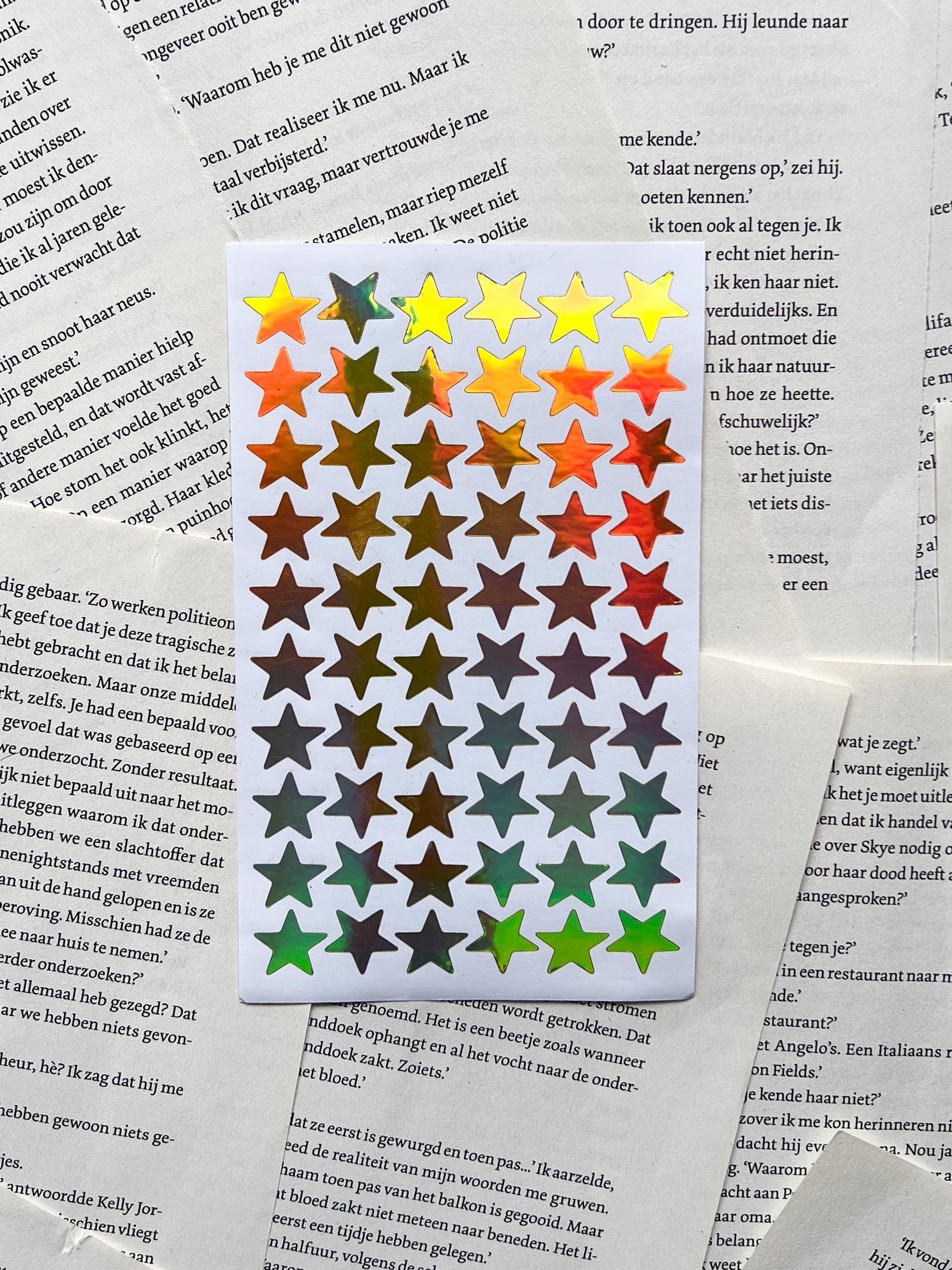 Stickers gouden sterretjes - bullet journal decoratie