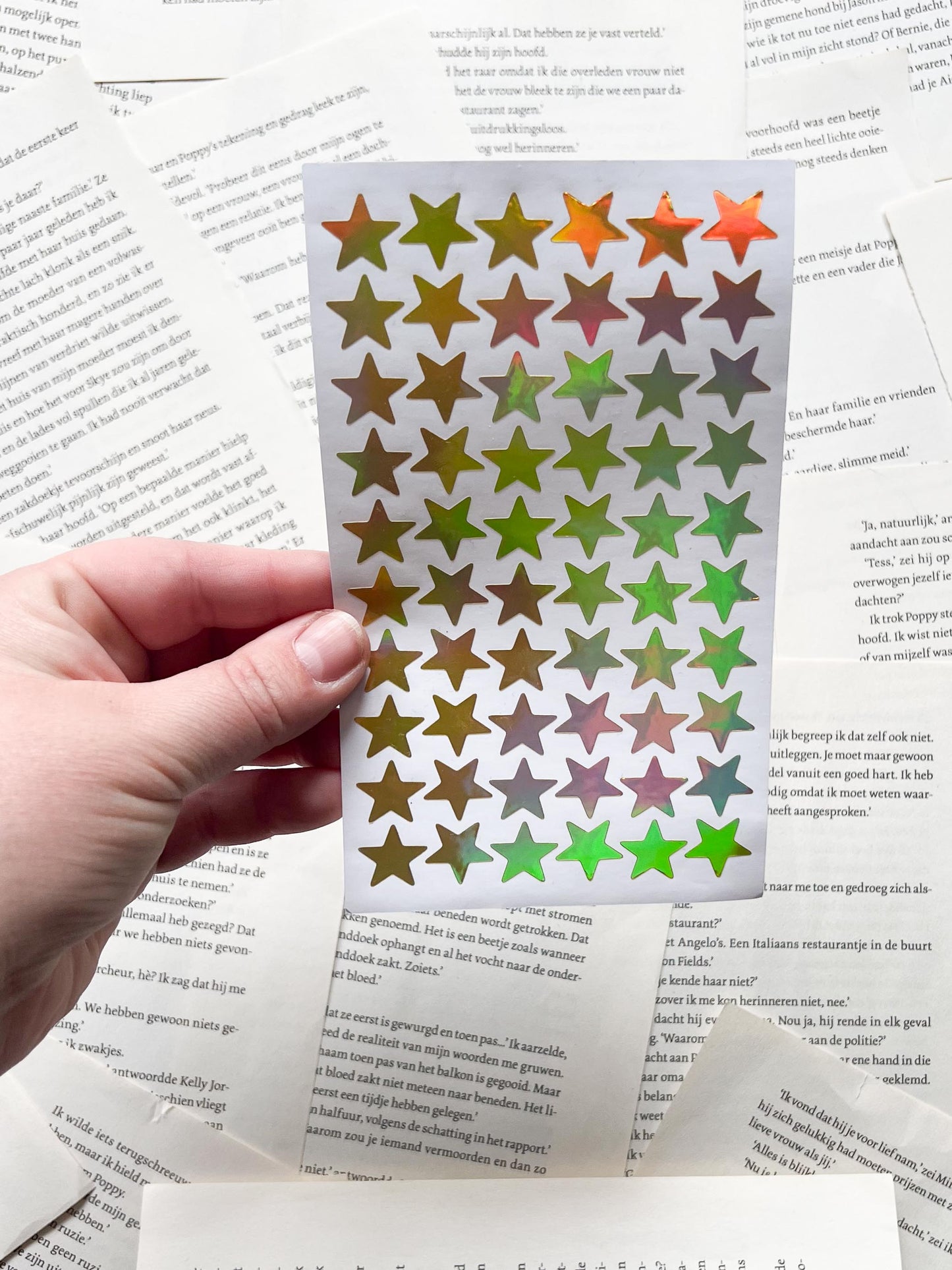 Stickers gouden sterretjes - bullet journal decoratie