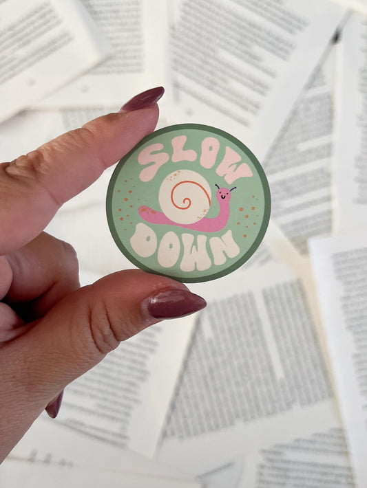 ronde sticker met quote 