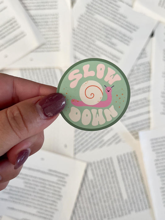 ronde sticker met quote