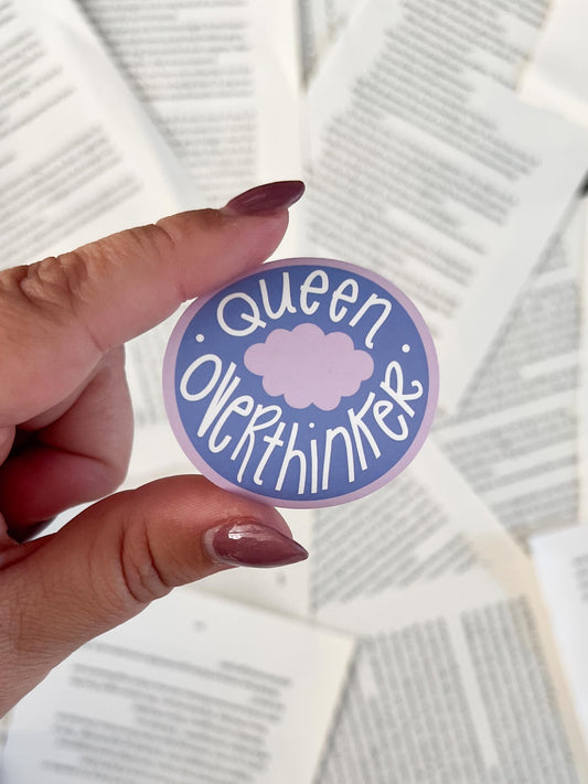 ronde sticker met quote