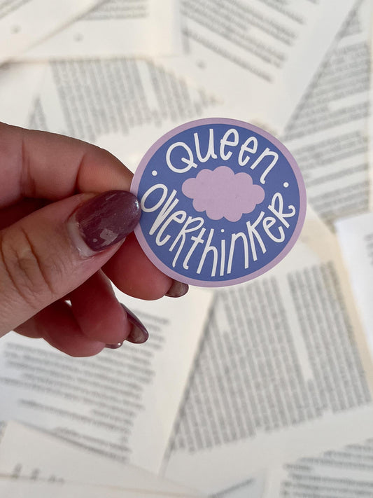 ronde sticker met quote