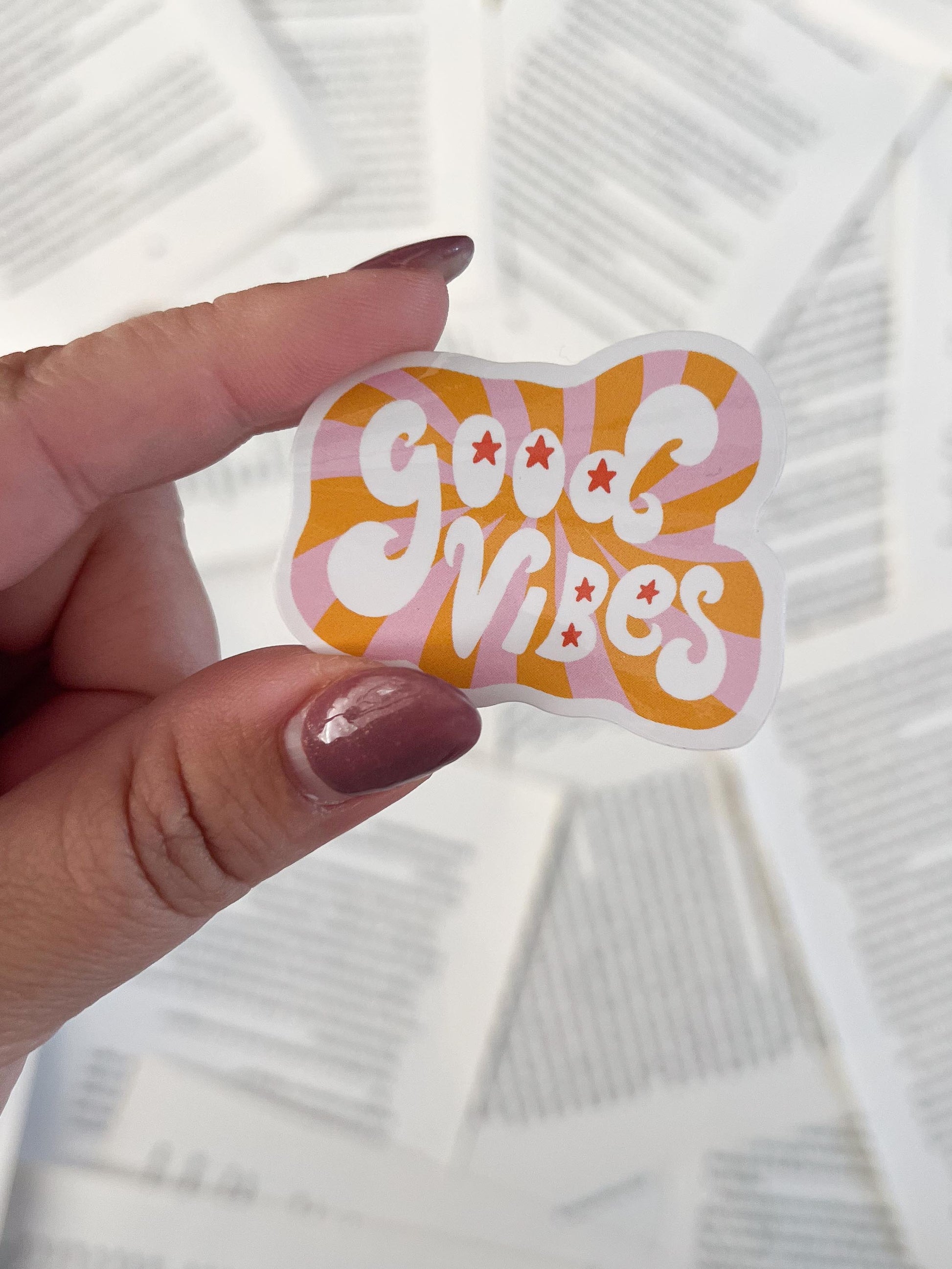 vinyl sticker met quote