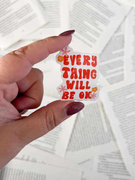 vinyl sticker met quote