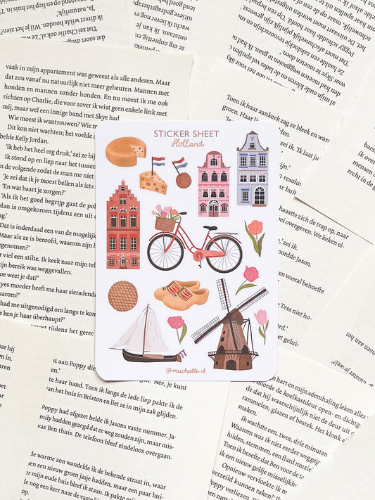 Stickervel Holland - Nederlandse stickers