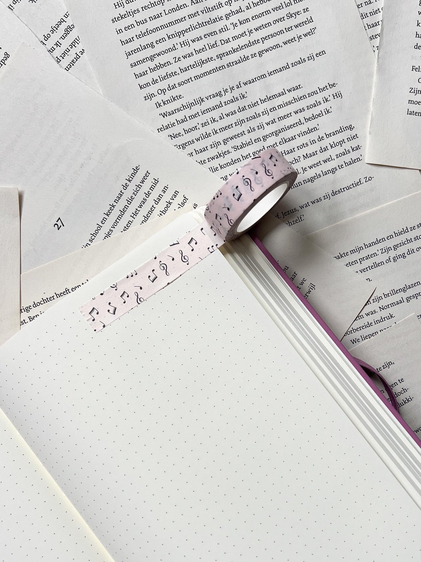 muzieknoten washi tape