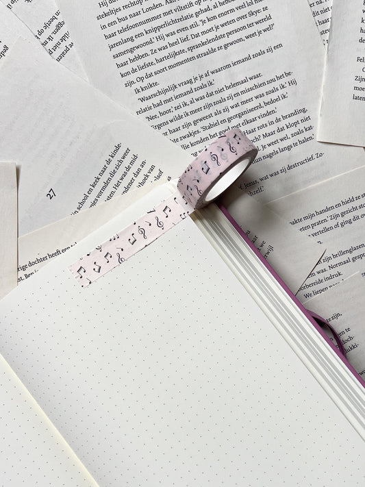muzieknoten washi tape
