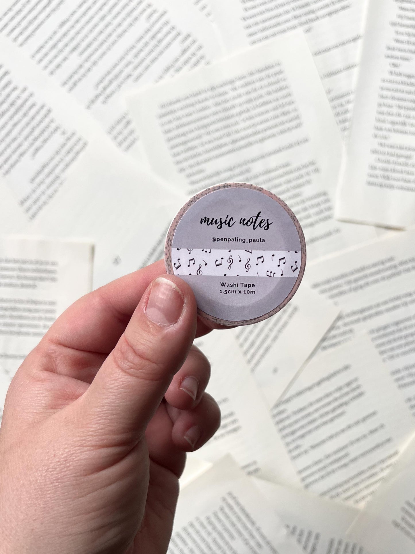 muzieknoten washi tape