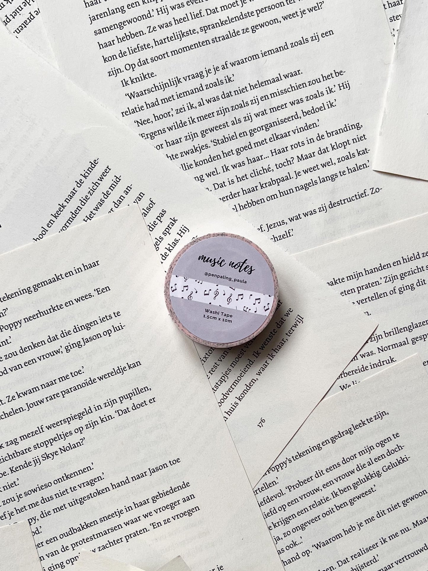 muzieknoten washi tape