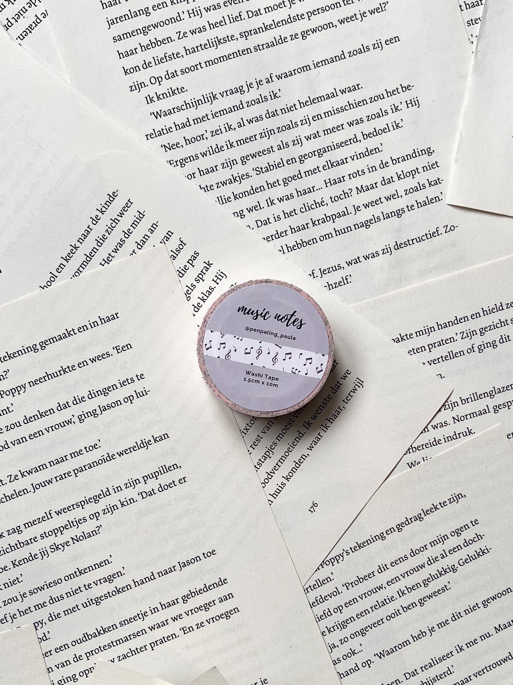 muzieknoten washi tape